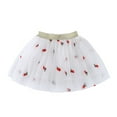 thumbnail image 1 of Kids Embroidery Tulle Tutu Skirt With Heart Cherry Pineapple For Girls 1 10 Years, 1 of 3