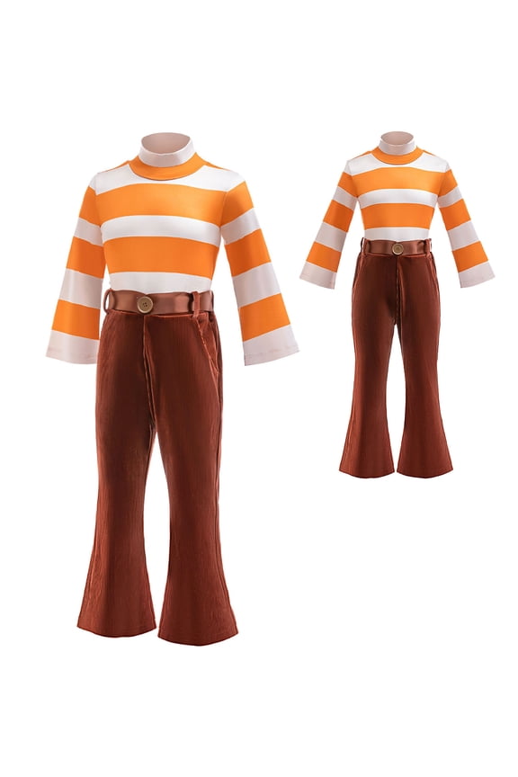 Kids Emotion Costume Outfits Halloween Anxiety Anger Cartoon Cosplay Dress up, Size for 4-5Y