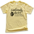 thumbnail image 1 of Kids Emotionally Attached To Fictional Characters Shirt, Youth Kids Boy Girl T-Shirt, Book Lover Literature Tee, Yellow, Small, 1 of 4