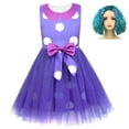 thumbnail image 1 of Kids Envy Emotions Cartoon Movie Costume Girls Birthday Halloween Cosplay Outfit, 1 of 6