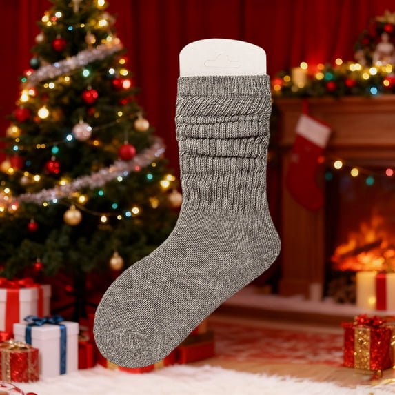Kids Everyday Comfort Crew Socks for Girls and Boys — Soft Blend Mid-City Stackable Footwear for School Play and Casual Autumn wear, 9-12 years, Dark Gray