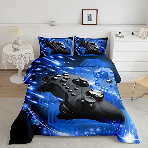 Kids Excavator Comforter Set Full Size Retro Truck Down Comforter for Boys Girls Teens Tractor