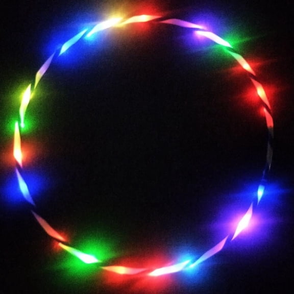 Kids Exercise Hoop LED Adjustable Light Up Toy Hoop for Fitness-90cm-