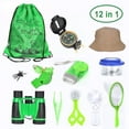 thumbnail image 1 of Explorer Sets Nature Outdoor Exploration Adventure Set-Binoculars Flashlight Hat Bug Catching Kits Whistle Compass Science Camping Hiking Gift Plastic Cyfie, 1 of 7