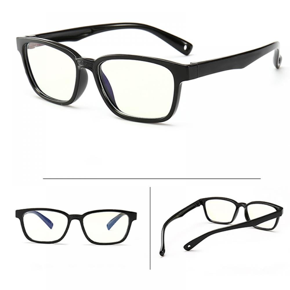Kids Eyeglass Frame Children Soft Silicone Blue Light Blocking Goggles Eyewear Frame Flexible Bendable One-piece Safe Eyeglasses
