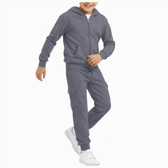 Kids Fall Clothes Long Sleeve Crewneck Sweatshirt Top Casual Pants Set Infant Winter Outfits