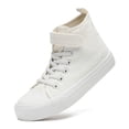 thumbnail image 1 of Kids Fashion Canvas Sneakers High Top Hook-And-Loop Adjustable Shoes, Breathable Casual Tennis Sneakers Outdoor Shoes for Toddler Little Big Boys Girls, 1 of 7