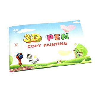 17pcs painting paper for kids 3D Drawing Paper Copy Drawing