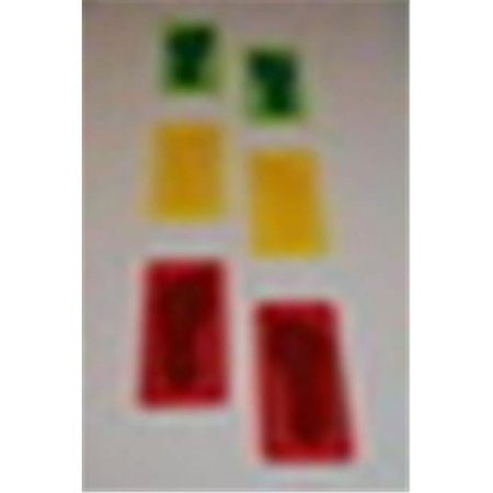 Kids Feet, Set of 3 - Red, Green & Yellow