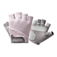 thumbnail image 1 of Kids Fingerless Cycling Gloves Breathable Non Bike Gloves for Youth Girls Boys Pink 6 Years-8 Years, 1 of 4