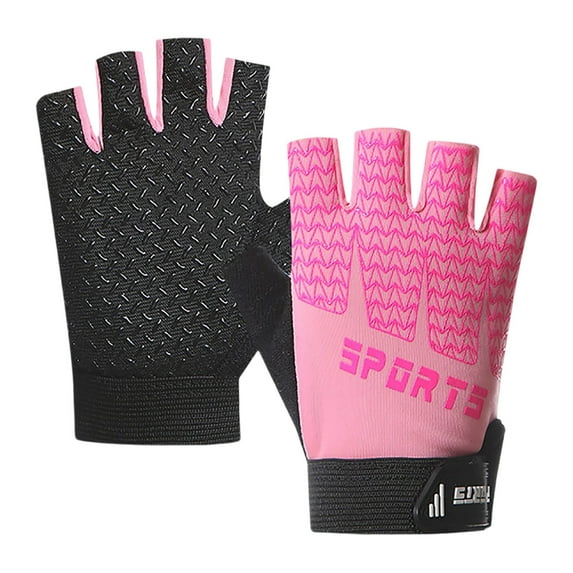 Kids Fingerless Sport Cycling Glove, Non- Toddler Half Finger Fishing Gloves for Child Climbing Riding Biking Outdoor Sports