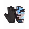 thumbnail image 1 of Kids Fingerless Sports Gloves, Youth Knuckle Protective Riding Gloves, Breathable Nonâ Mesh Cycling Gloves for Boys Girls 6â12 Years, 1 of 4