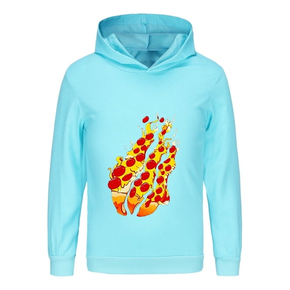 Kids Fire Hoodie – Lightweight Flame Sweatshirt for Boys Girls – Preston Playz Style Pullover