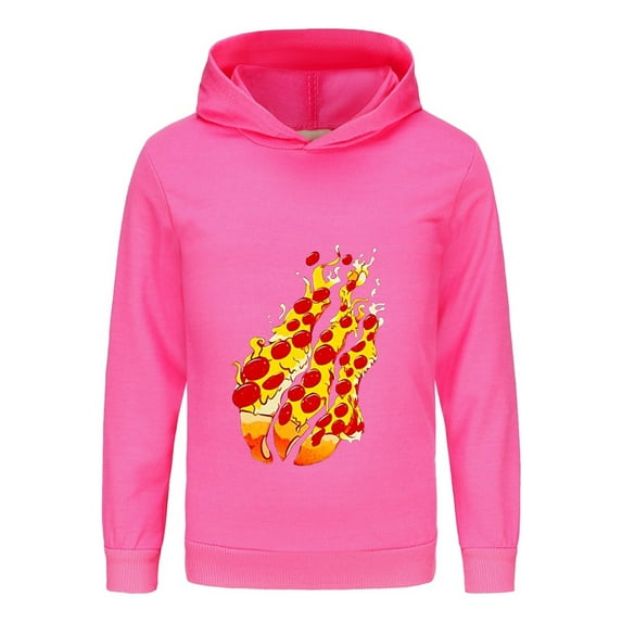 Kids Fire Hoodie – Lightweight Flame Sweatshirt for Boys Girls – Preston Playz Style Pullover