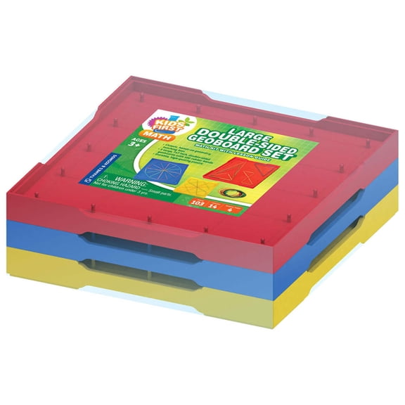 Kids First Math: Large Double-Sided Geoboard Set