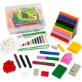 Kids First Math Number Rods Math Kit w/ Activity Cards Develop