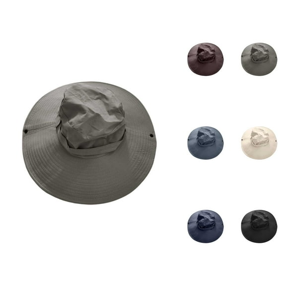 Kids Fishing Bucket Hat - UPF 50+ Adjustable Sun Protection New Outdoor Sun Hat With A Wide Brim Covering The Face Fishing Mountaineering Hat Casual Breathable Fisherman Hat