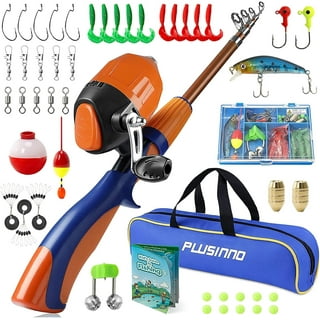 6588 Kids Fishing Combo: Spinning Rod and Reel Set with Hooks, Lures, and  Tackle Box - Great for Boys and Girls 