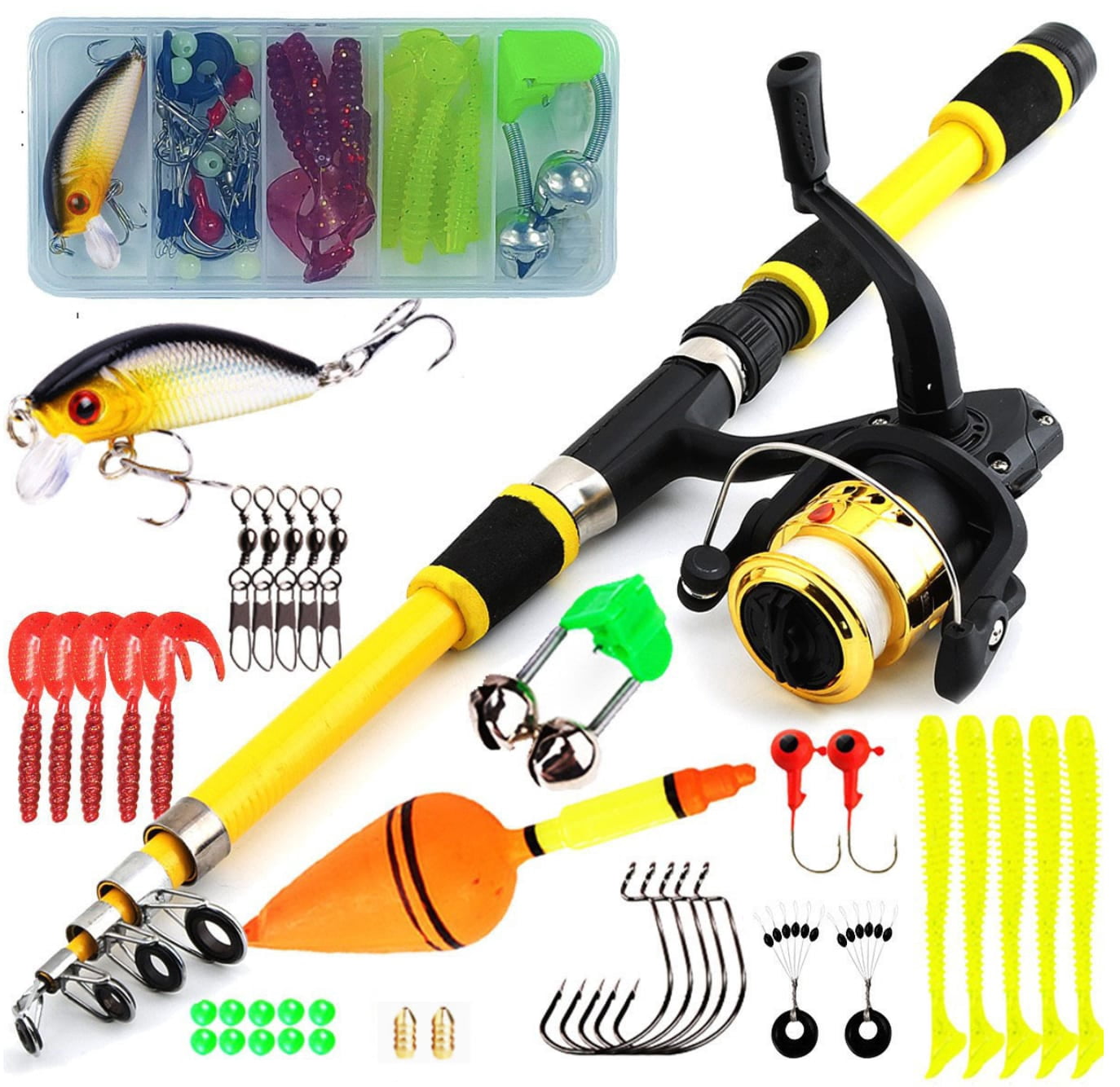 8m pole fishing SANLIKE Extendable Landing Net Telescopic Non Slip Car  SANLIKE STORE Kids Telescopic Fishing Rod &