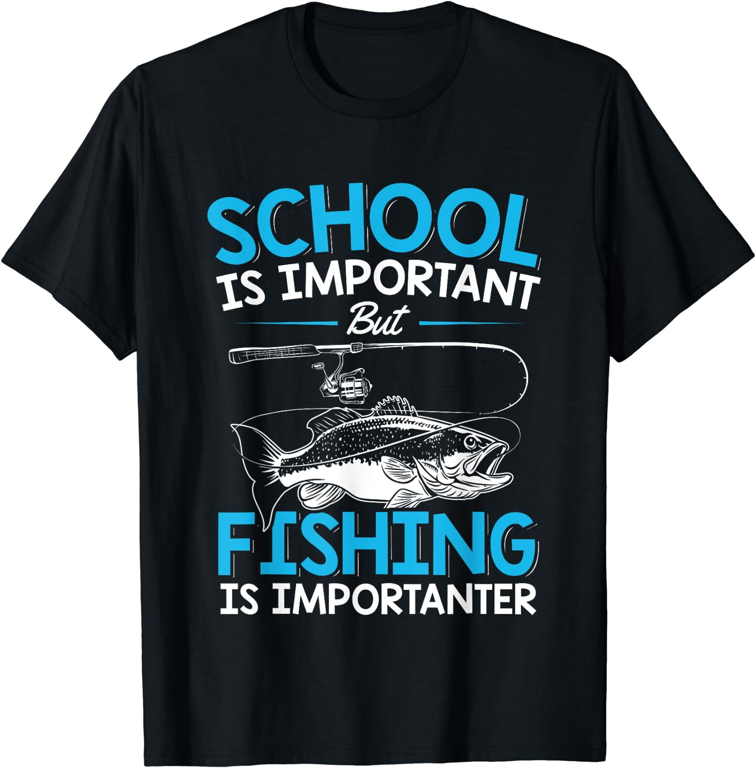 Kids Fishing Shirt Youth Boys Fish Lover Teen Boys Fishing TShirt