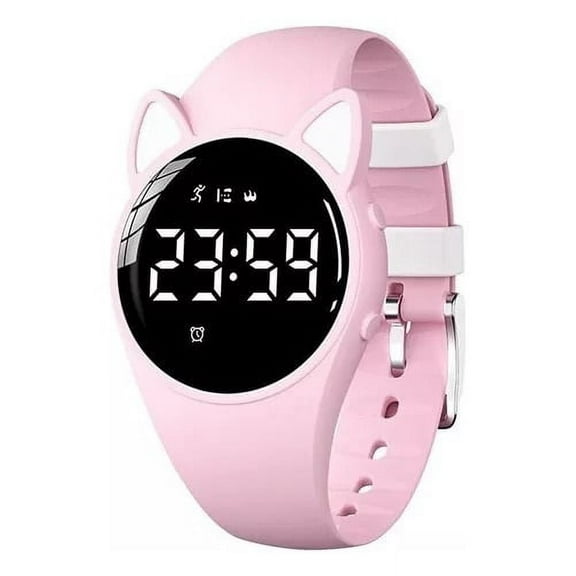 Kids Fitness Tracker Pedometer Watch No App/Bluetooth,20-Day Battery Life Rechargeable Watch, IP68 Waterproof Digital Watch for Girls Boys, Fitness Watch with Alarm Clock Step/Distance/Calorie Counter