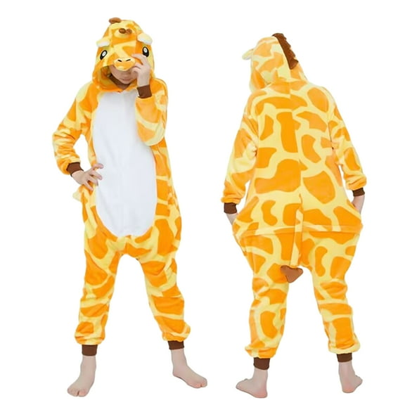 Kids Flannel Cosplay Costume Animal Onesie Pajamas for Boys Girls Gifts