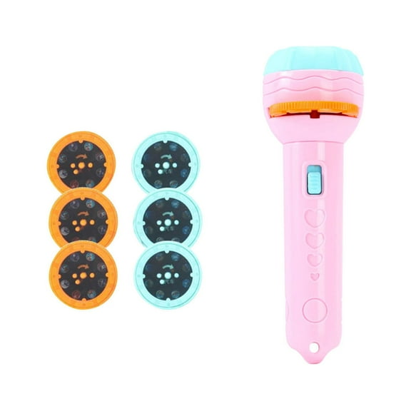 Kids Flashlight Color Projector with 48 Patterns , Include Dinosaurs, Vehicles, Animals, 26 Letter Educational Learning Projector Toys for Girls Boys Cognition Bedtime Education Christmas Gifts