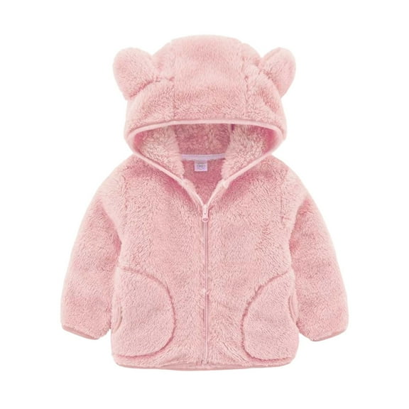Kids Coat Long Sleeve Coat Hoodies Jackets Full Zip Winter Coat Girls Girls Sweaters Size 4-5 Years