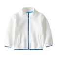 thumbnail image 1 of Kids Coat Long Sleeve Full-Zip Jacket Girls Fall Jacket Girls Jacket Size 8-9 Years, 1 of 3