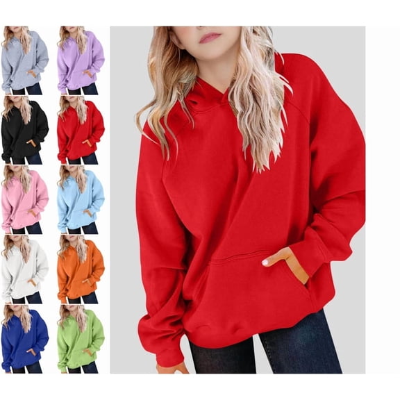 Kids Fleece Hoodie Toddler Pullover Hooded Sweatshirt Casual Long Sleeve Warm Hoodie for Boys and Girls Red 150