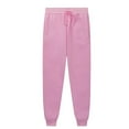 thumbnail image 1 of Kids Sweatpants Solid Color Casual Sport Long Pants,Pink,12-13 Years, 1 of 4