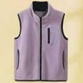 thumbnail image 1 of Kids Fleece Vest Girls Sleeveless Outerwear Jackets & Vests Boys' Outerwear Vests Vest for Girls 9-10 Years, 1 of 3