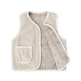 thumbnail image 1 of Kids Fleece Vest Sleeveless Jacket Outerwear Vests Winter Clothes Girls Vest Size 7-8 Years, 1 of 5