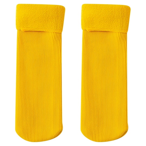 Kids Fleececozy Thermal Socks Soft Velvet Winter Warm Footwear for Children