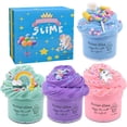 thumbnail image 1 of Kids Fluffy Slime Kits for Age 5-12 Toys Gifts for 3 4 5 6 7 Year Old Putty Slimes Set Gift for 5 6 7 8 9 11 Years Old Girls Craft Kits Birthday Gifts Present Stress Toys for Boys, 1 of 6