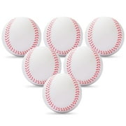 Foam Baseballs 6 Pack, Soft Baseballs for Indoor or Outdoor Play, Training Ball for Safe Throwing, Catching and Batting Practice, Baseballs for Kids