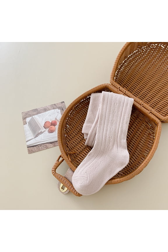 Kids Footed Pantyhose Stylish Tights for Toddlers Knit Baby Stockings Cozy Leggings for Girls Comfortable Everyday Wear