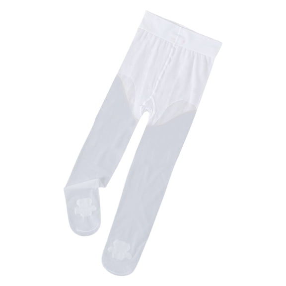 Kids Footed Tights with Fun Foot Thin Pineapple Stockings Solid Color Pantyhose for Girls 3-12T