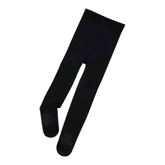 Kids Footed Tights with Fun Foot Thin Pineapple Stockings Solid Color Pantyhose for Girls 3-12T