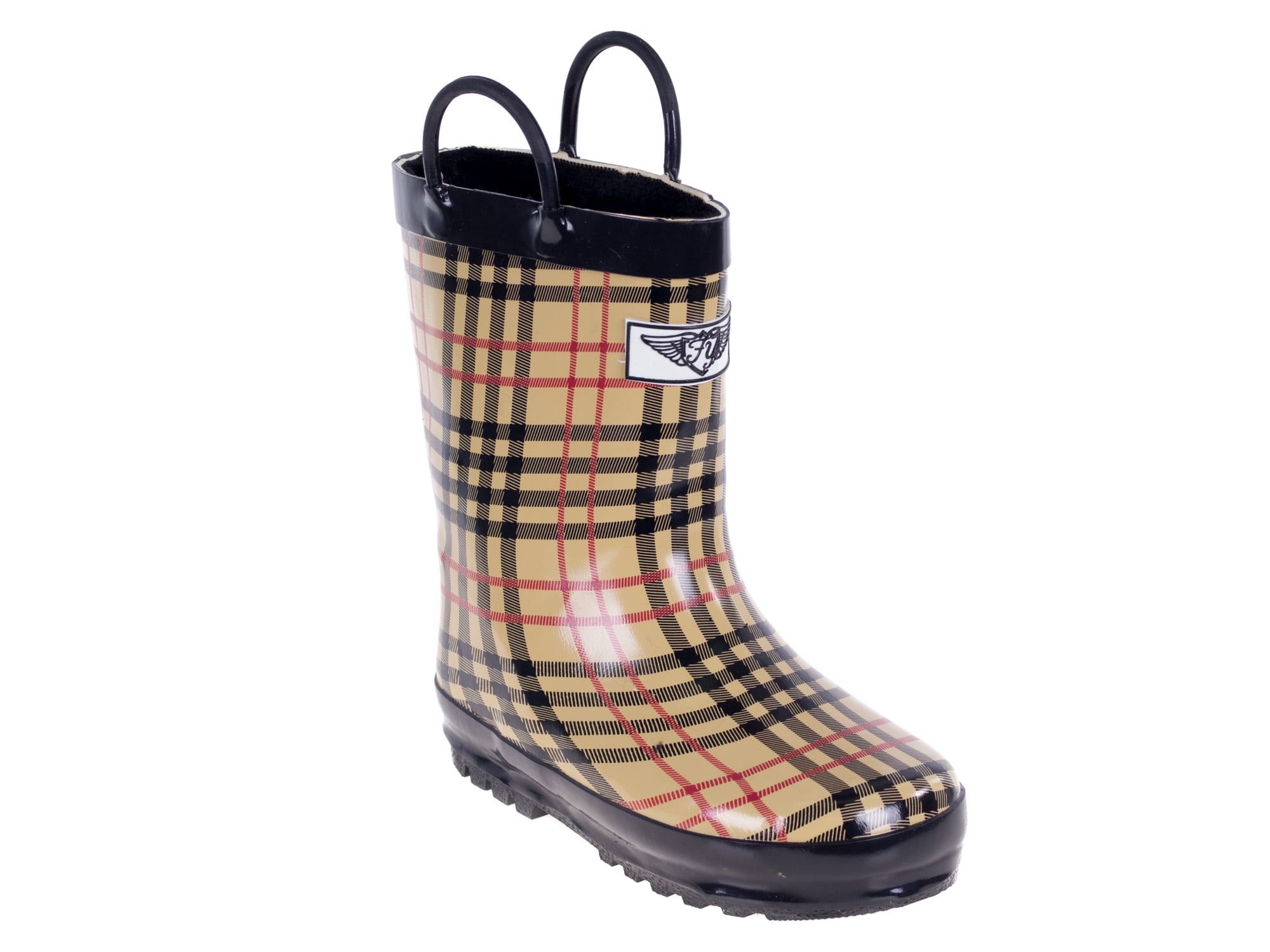 Kids Forever Young Rubber Rain Boots With Faux Fur linning, Kids Shoes, Garden Boots,Everyday Shoes Size 11-3