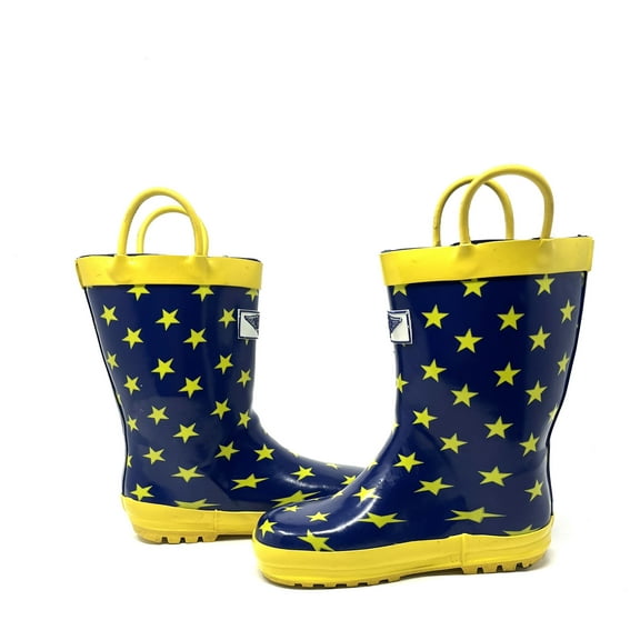 Kids Forever Young Rubber Rain Boots With Faux Fur linning, Kids Shoes, Garden Boots,Everyday Shoes Size 11-3