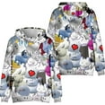 thumbnail image 1 of Kids Forsaken Gubby Character Group Hoody Boys Cute Rabbit Gubby 3D Figure Sweatshirt for Fans Gift, 1 of 2