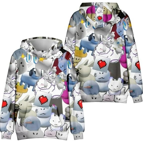 Kids Forsaken Gubby Character Group Hoody Boys Cute Rabbit Gubby 3D Figure Sweatshirt for Fans Gift