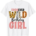 thumbnail image 1 of Kids Four Ever Wild 4th Birthday Girl Safari Zoo Themed T-Shirt, 1 of 4