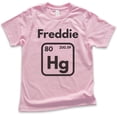 thumbnail image 1 of Kids Freddie Hg Shirt, Youth Kids Boy Girl T-Shirt, Science Shirt, Music Rock 'n Roll Shirt, Mercury Shirt, Light Pink, Medium, 1 of 4