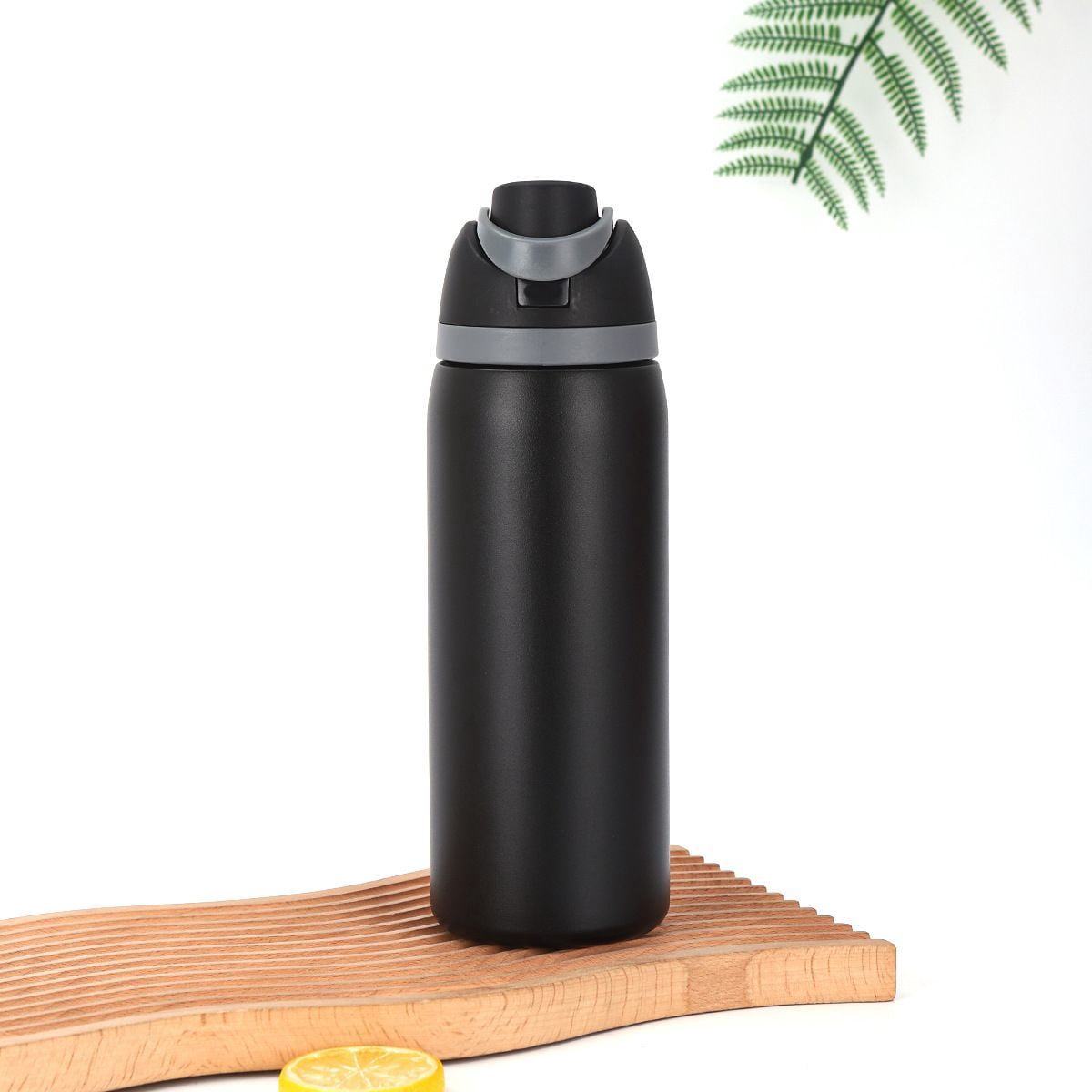 CAROTE 2-Pack 16oz Insulated Water Bottle – Straw Lid