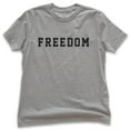 thumbnail image 1 of Kids Freedom T-shirt, Youth Kids Boy Girl T-Shirt, Patriotic Shirt, Patriot Shirt, Dark Heather Gray, X-Small, 1 of 4