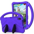 thumbnail image 1 of Kids-Friendly Case for Lenovo Tab M10 10.1" TB-X605/TB-X505,with Portable Handle & Kickstand,Shockproof EVA Foam Anti-Scratch Child Protector Tablet Case,Purple, 1 of 6