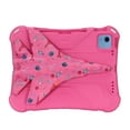 thumbnail image 1 of Kids Friendly Case for iPad Pro 11 2022/2021/2020/2018/Air 4/Air 5/Air 11 2024/10th Gen 10.9 2022, Durable Shockproof Protective Silicone PC Kickstand Cover Case, Rose, 1 of 2