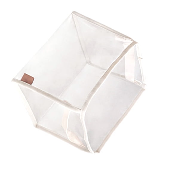 Kids Friendly Clear Toy Storage Box Foldable and Portable Storage Basket for Living Room and Nursery Organization